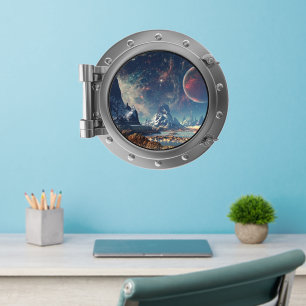 Porthole - Spacescape Wall Decal