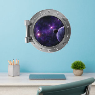 Porthole - Spacescape Wall Decal
