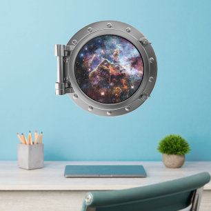 Porthole - Spacescape Wall Decal
