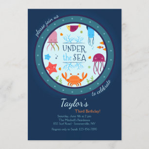 Porthole to the Sea Invitation