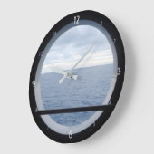 Porthole View Large Clock (Angle)