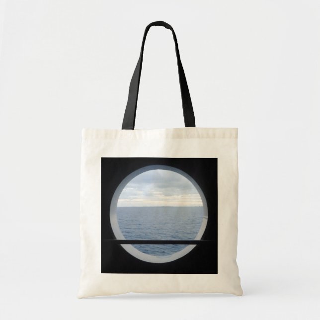 Porthole View Simple Tote Bag (Front)