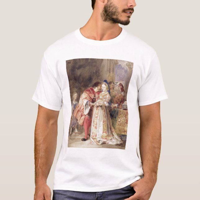 Portia and Bassanio, c.1826 (w/c, brown ink, bodyc T-Shirt (Front)