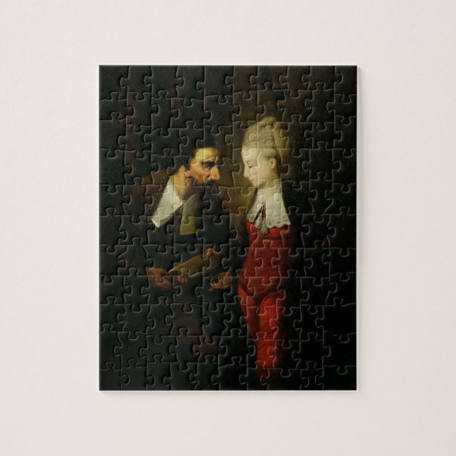 Portia and Shylock from 'The Merchant of Venice' A Jigsaw Puzzle (Vertical)