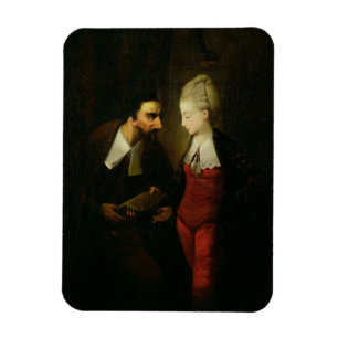 Portia and Shylock from 'The Merchant of Venice' A Magnet