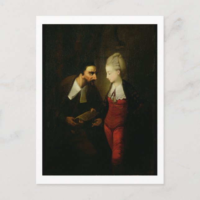 Portia and Shylock from 'The Merchant of Venice' A Postcard (Front)
