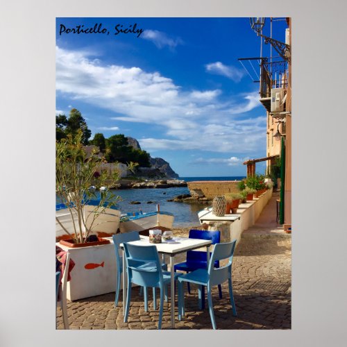 Porticello Sicily Poster