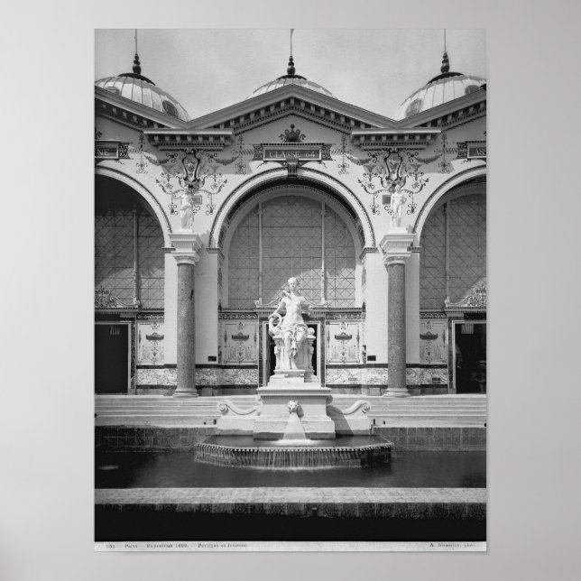 Portico and fountain at the Universal Poster (Front)
