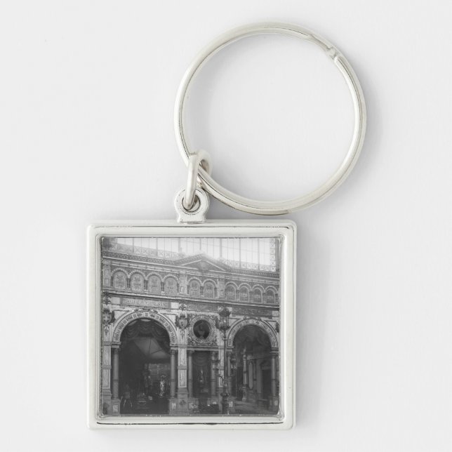 Portico of the Silversmith Pavilion Keychain (Front)