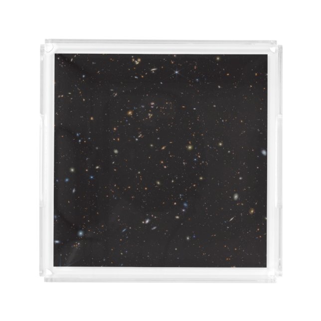 Portion Of Sky With Over 45,000 Galaxies Visible. Acrylic Tray (Front)
