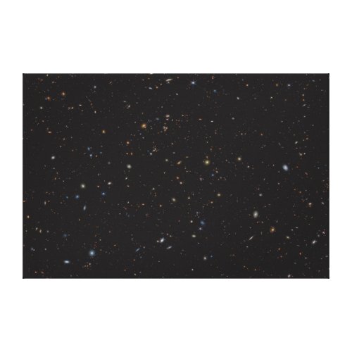 Portion Of Sky With Over 45000 Galaxies Visible Canvas Print