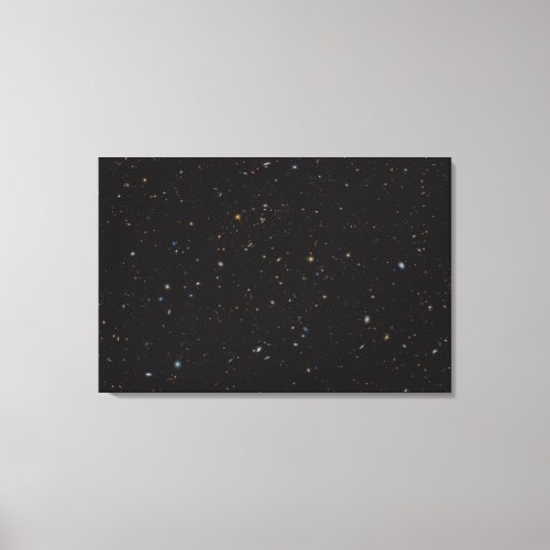 Portion Of Sky With Over 45000 Galaxies Visible Canvas Print