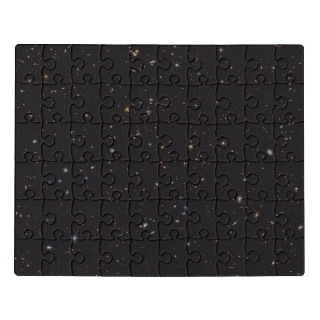Portion Of Sky With Over 45,000 Galaxies Visible. Jigsaw Puzzle (Puzzle Horizontal)