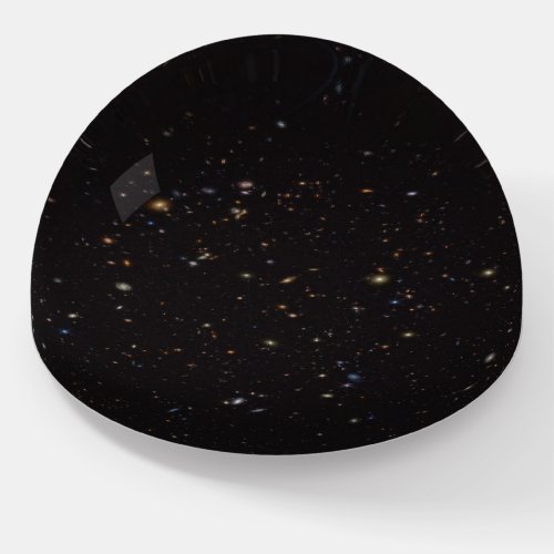 Portion Of Sky With Over 45000 Galaxies Visible Paperweight