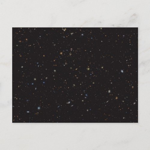 Portion Of Sky With Over 45000 Galaxies Visible Postcard