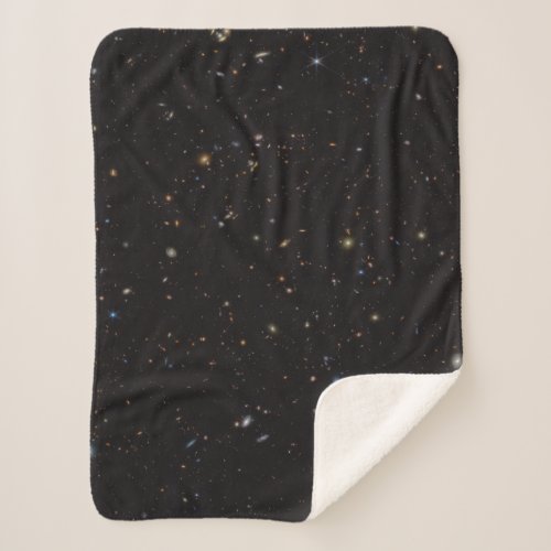 Portion Of Sky With Over 45000 Galaxies Visible Sherpa Blanket