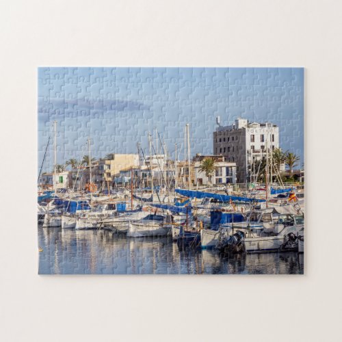 Portixol marina at dusk _ Palma de Mallorca Jigsaw Puzzle