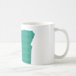 Portland Airport carpet Oregon map Coffee Mug