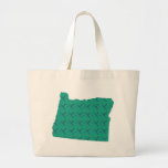 Portland Airport carpet Oregon map Large Tote Bag