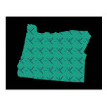 Portland Airport carpet Oregon map Postcard