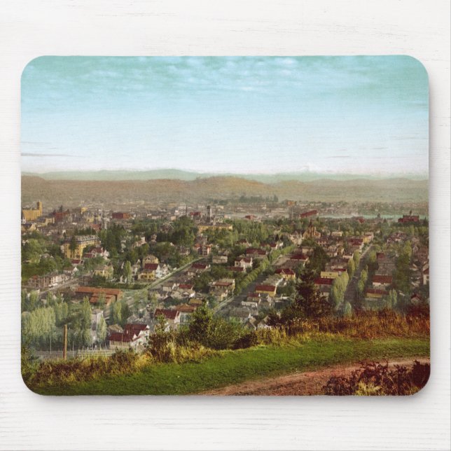 Portland and Mount Hood Oregon Mouse Pad (Front)