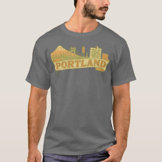 Portland Banner City Design T-Shirt