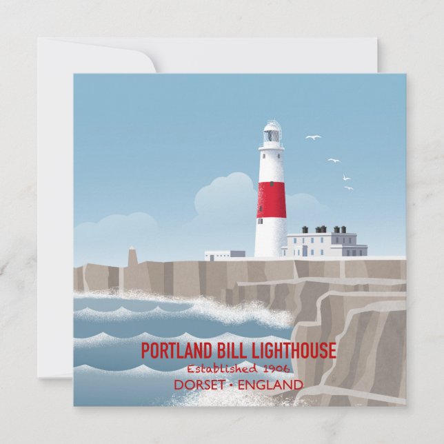Portland Bill Lighthouse Card (Front)