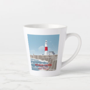 Portland Bill Lighthouse Latte Mug