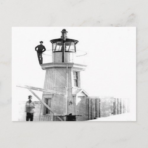 Portland Breakwater Lighthouse 2 Postcard