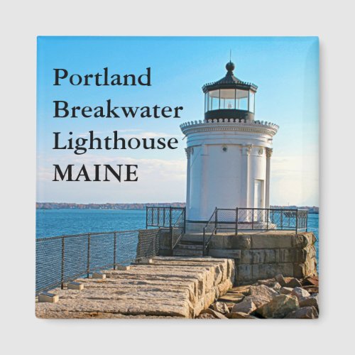 Portland Breakwater Lighthouse Maine Magnet