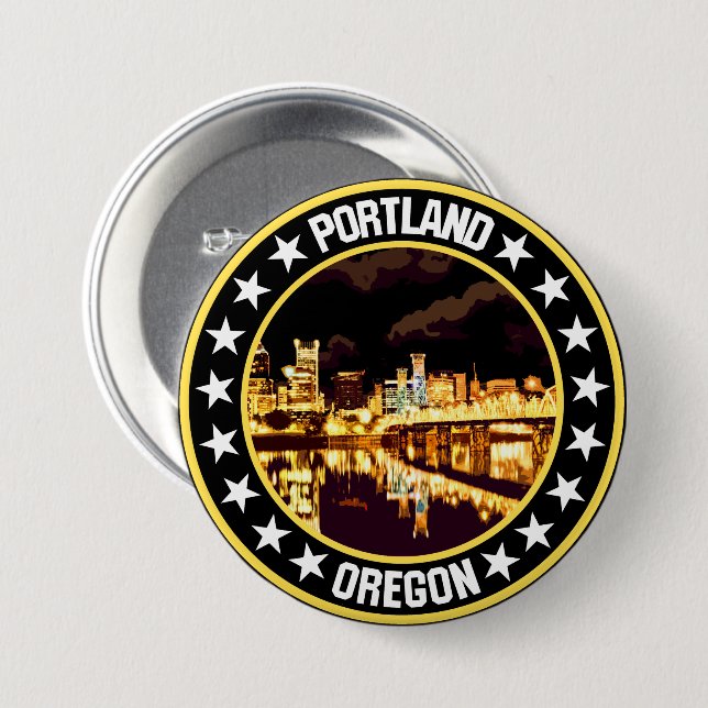 Portland                                           button (Front & Back)