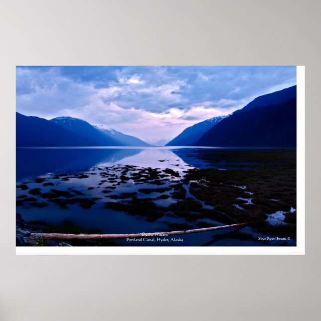 Portland Canal, Hyder, Alaska Nature Photo Poster (Front)