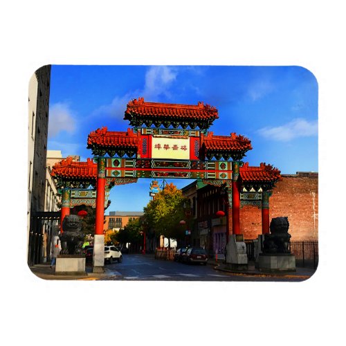 Portland Chinatown Gate 1 Magnet 