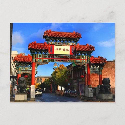 Portland Chinatown Gate 1 Postcard