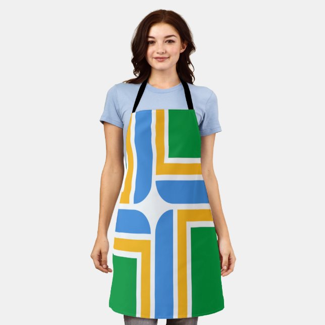 Portland City flag Apron (Worn)