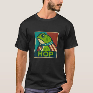Portland Frog Hop T-Shirt Funny Retro Amphibian