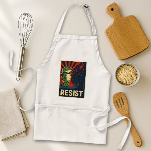 Portland Frog Protest Adult Apron