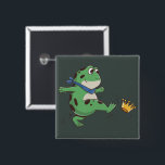 Portland Frog Protest Anti ICE  Button<br><div class="desc">Portland Frog Protest Anti ICE</div>