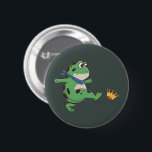 Portland Frog Protest Anti ICE  Button<br><div class="desc">Portland Frog Protest Anti ICE</div>