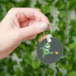 Portland Frog Protest Anti ICE  Keychain<br><div class="desc">Portland Frog Protest Anti ICE</div>