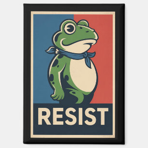 Portland Frog Protest Anti Ice Resistance I Stand Magnet