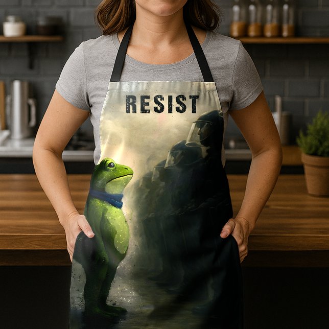 Portland Frog Protest Apron (Creator Uploaded)