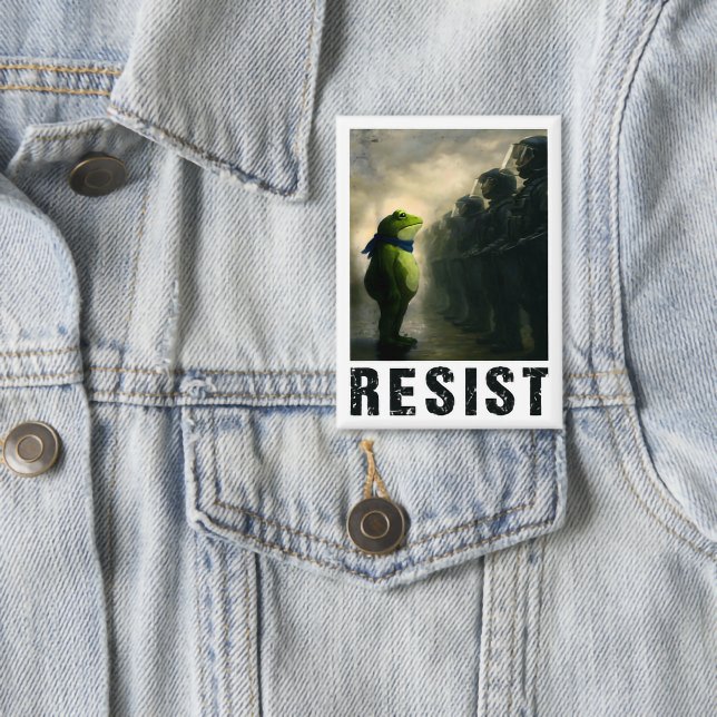 Portland Frog Protest Button (Creator Uploaded)