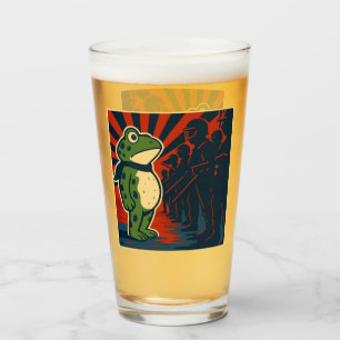 Portland Frog Protest Glass