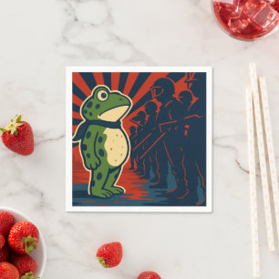 Portland Frog Protest Napkins