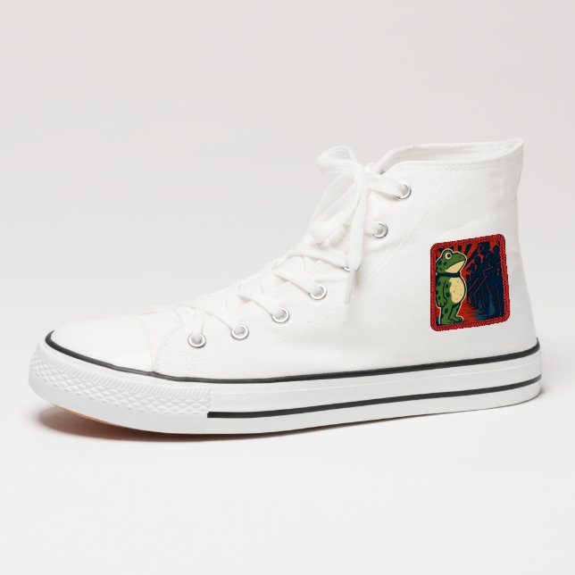 Portland Frog Protest Patch (On Shoe Ankle)