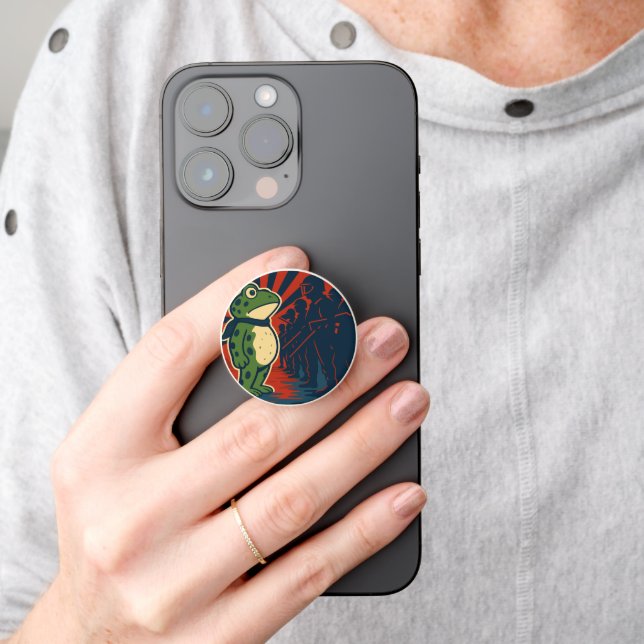 Portland Frog Protest PopSocket (Hand)