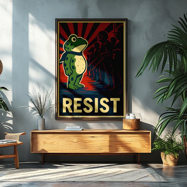 Portland Frog Protest Poster (Creator Uploaded)