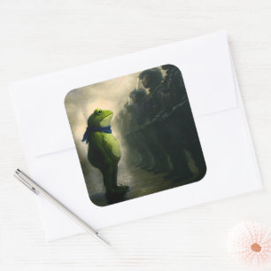 Portland Frog Protest Square Sticker