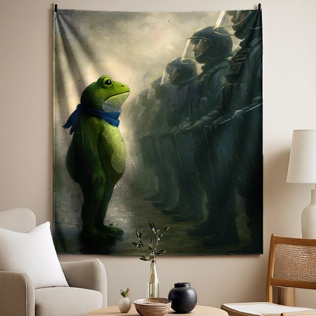 Portland Frog Protest Tapestry (Creator Uploaded)